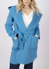 Emme Marella CAppotto Donna Oblato Azzurro