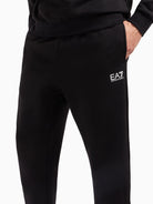 EA7 Emporio Armani Tuta Uomo Core Identity In Misto Cotone Nero 8NPV66 PJVTZ 1200 EA7 EMPORIO ARMANI 