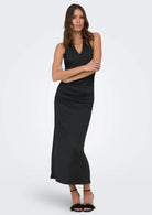 Only Vestito Donna Gina Nero 15372734 Black Wide ONLY 
