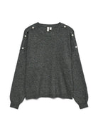 Vero Moda VMJOYA Maglione Donna Dark Grey Melange 10335276 Dark Grey Melange VERO MODA 