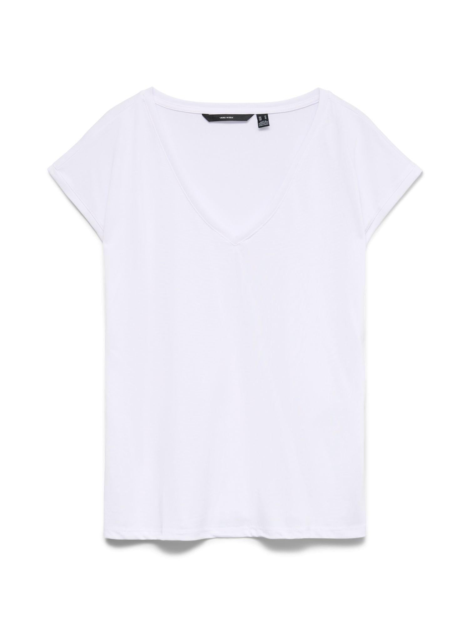 Vero Moda Top Donna Filli Bianco 10247666 Bright White VERO MODA 