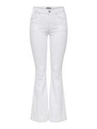 Only Jeans Donna Medium Blue Onlreese 15309845 White Denim ONLY 