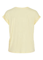 Vila Top Donna Viellette Giallo Pastello 14059563 Pastel Yellow VILA 