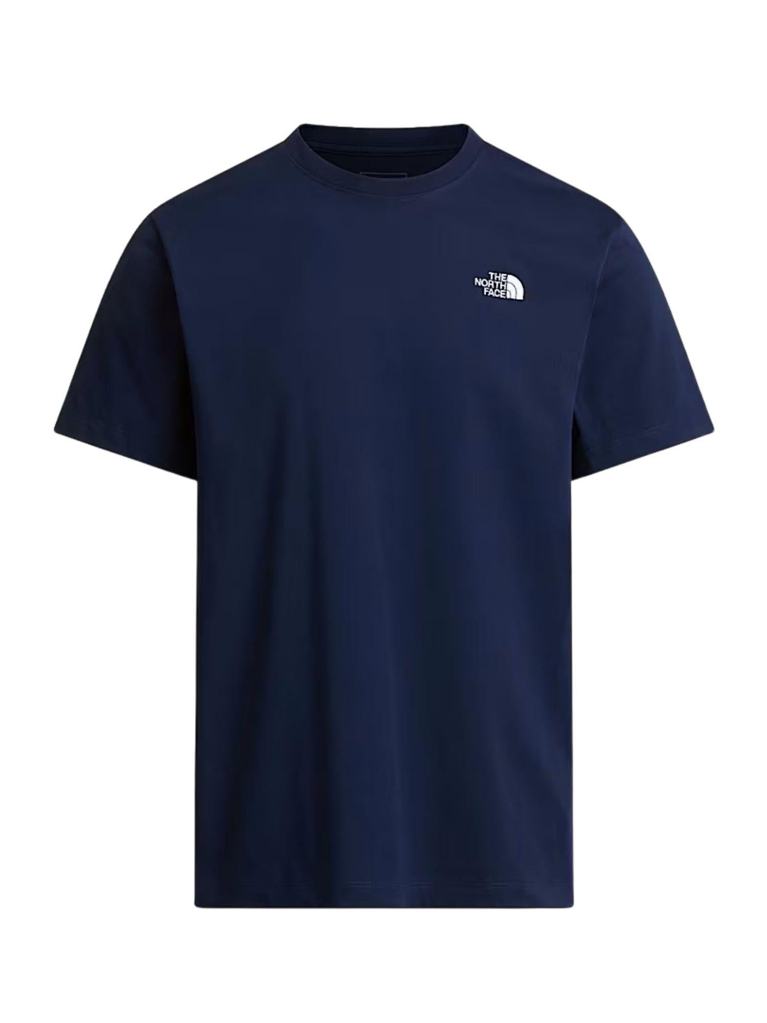 The North Face T-Shirt Uomo Summit Navy Evolution Simple Dome Regular NF0A8CZ2 8K2 THE NORTH FACE 