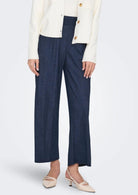 Jacqueline De Yong Pantalone Donna Birdie Blu 15320882 Black Iris JACQUELINE DE YONG 