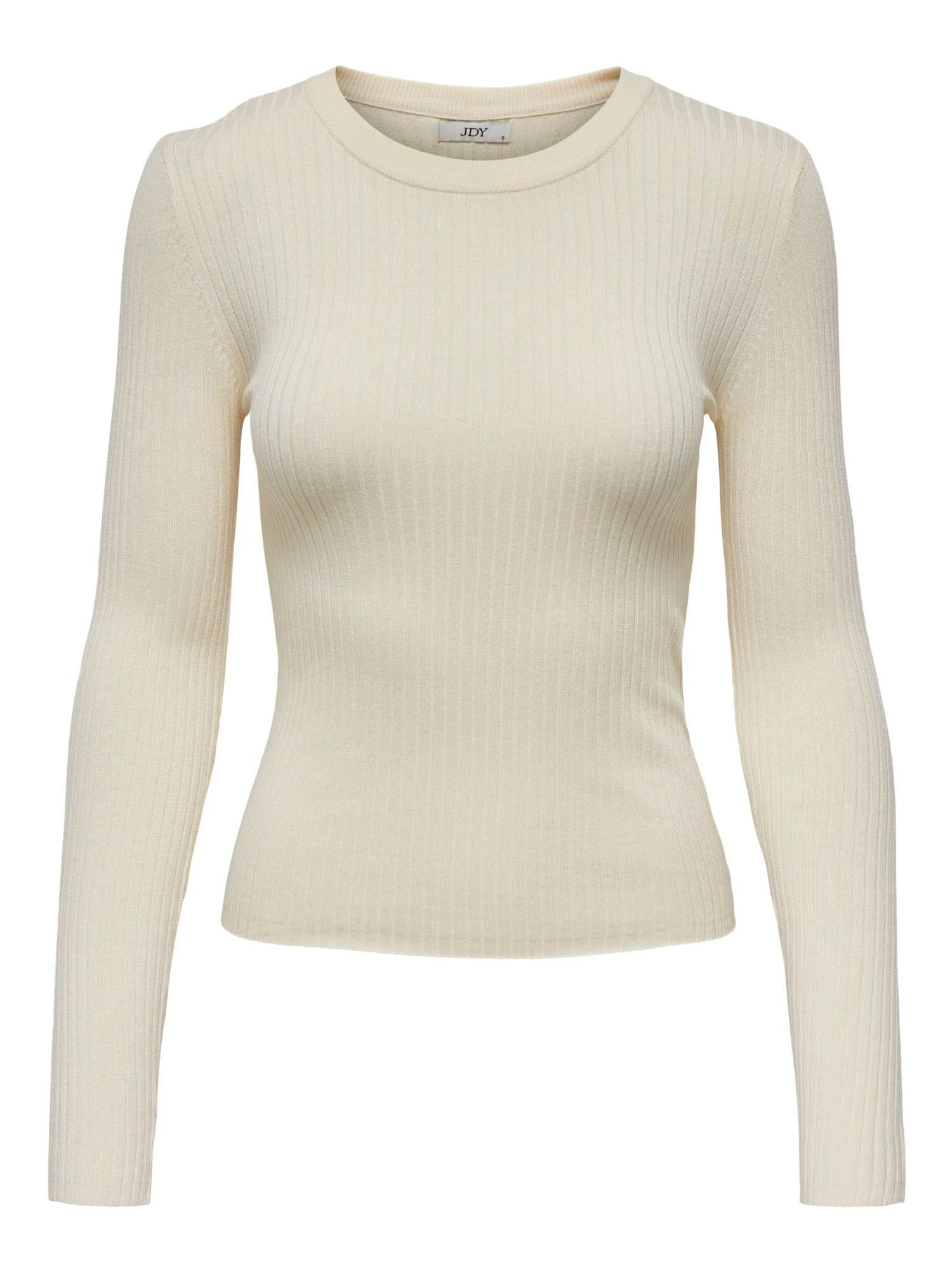 Jacqueline De Yong Maglione Donna Plum Bianco Eggnog 15277223 Eggnog JACQUELINE DE YONG 