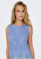 Only Top Donna Tulum Blu 15343156 Blue Bonnet ONLY 