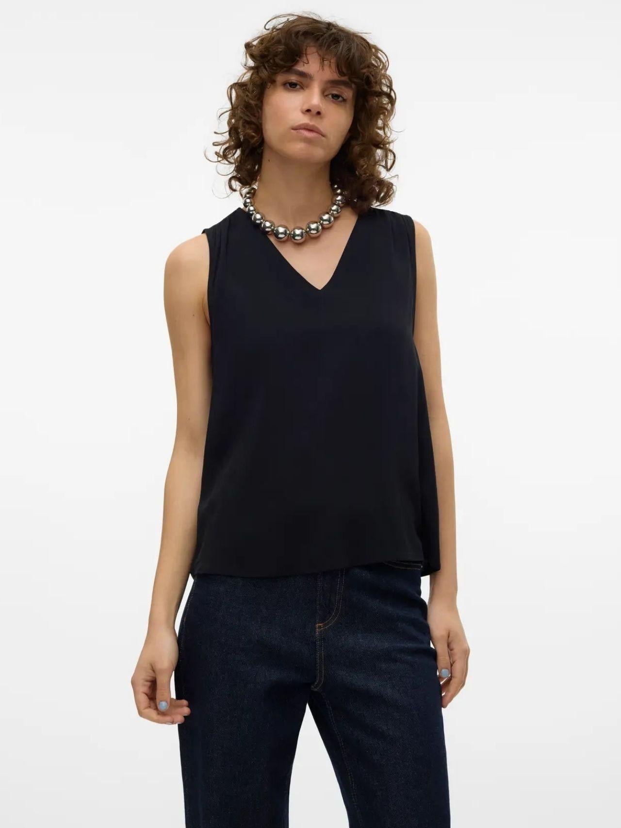 Vero Moda Top Donna Easy Nero 10301759 Black VERO MODA 