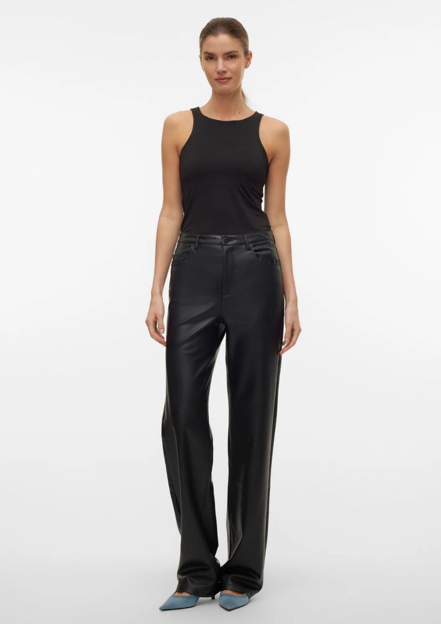 Vero Moda Pantalone Tessa Nero 10310878 BLACK VERO MODA 