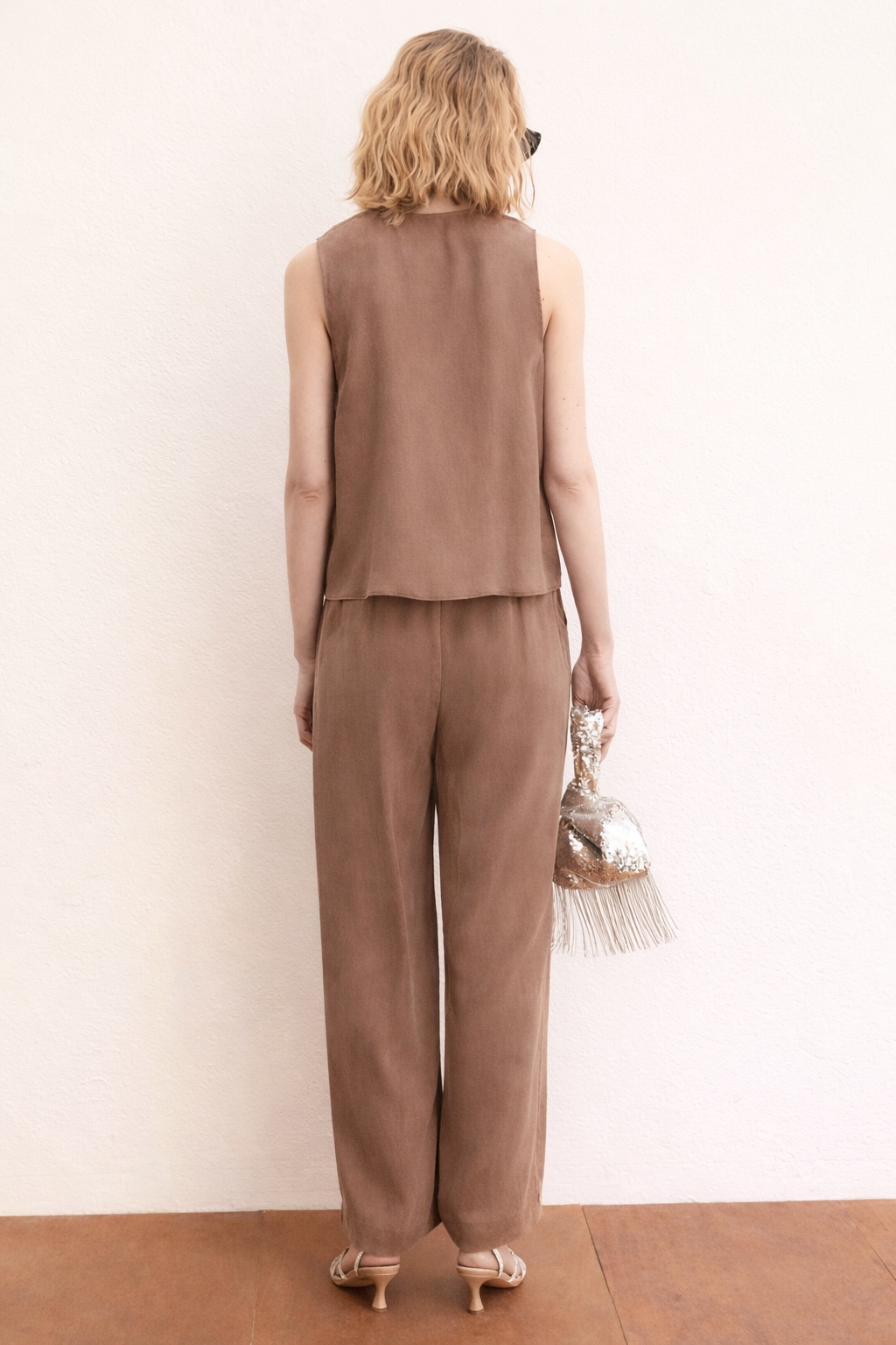 Emme Marella Pantalone Donna Emmcedro Sabbia 2615131162200 002 EMME MARELLA 