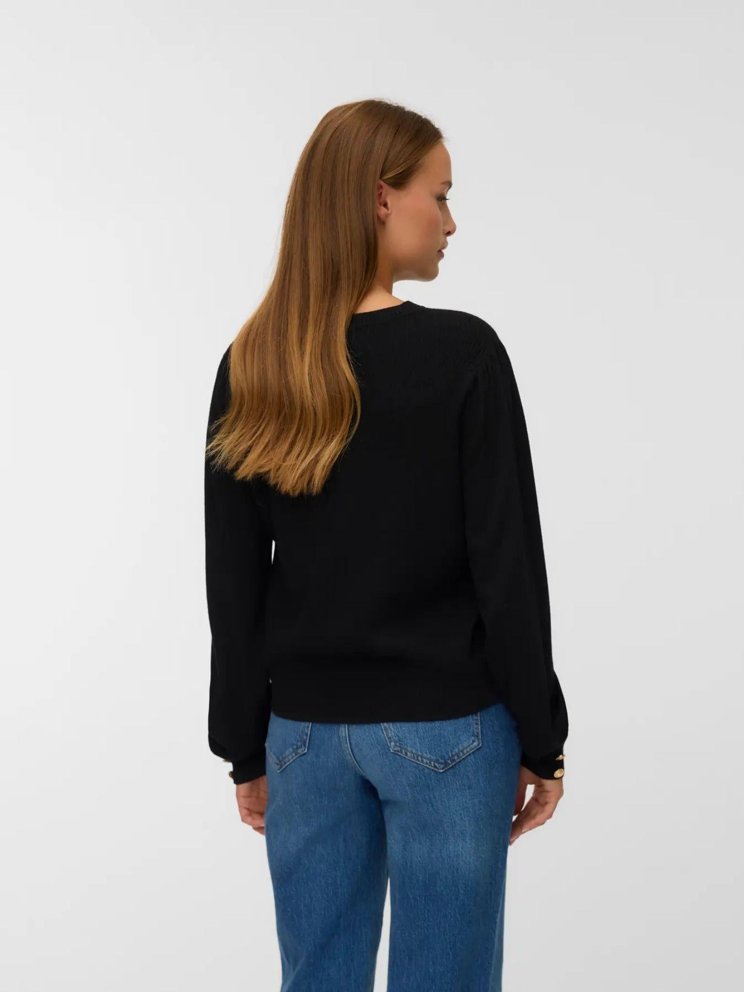 Vero Moda VMHOLLYKARIS Maglione Donna Nero 10331441 Black VERO MODA 