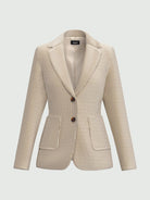 Emme Marella Blazer in velluto a coste Donna Bino Bianco Sporco 2525046062200 002 EMME MARELLA 
