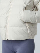 The North Face Giacca in Piumino con Cappuccio Donna Hyalite White Dune NF0A8E75 QLI THE NORTH FACE 