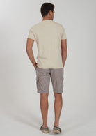 Yes Zee T-Shirt Uomo Grigio Beige Girocollo T722 TL00 0899 YES ZEE 