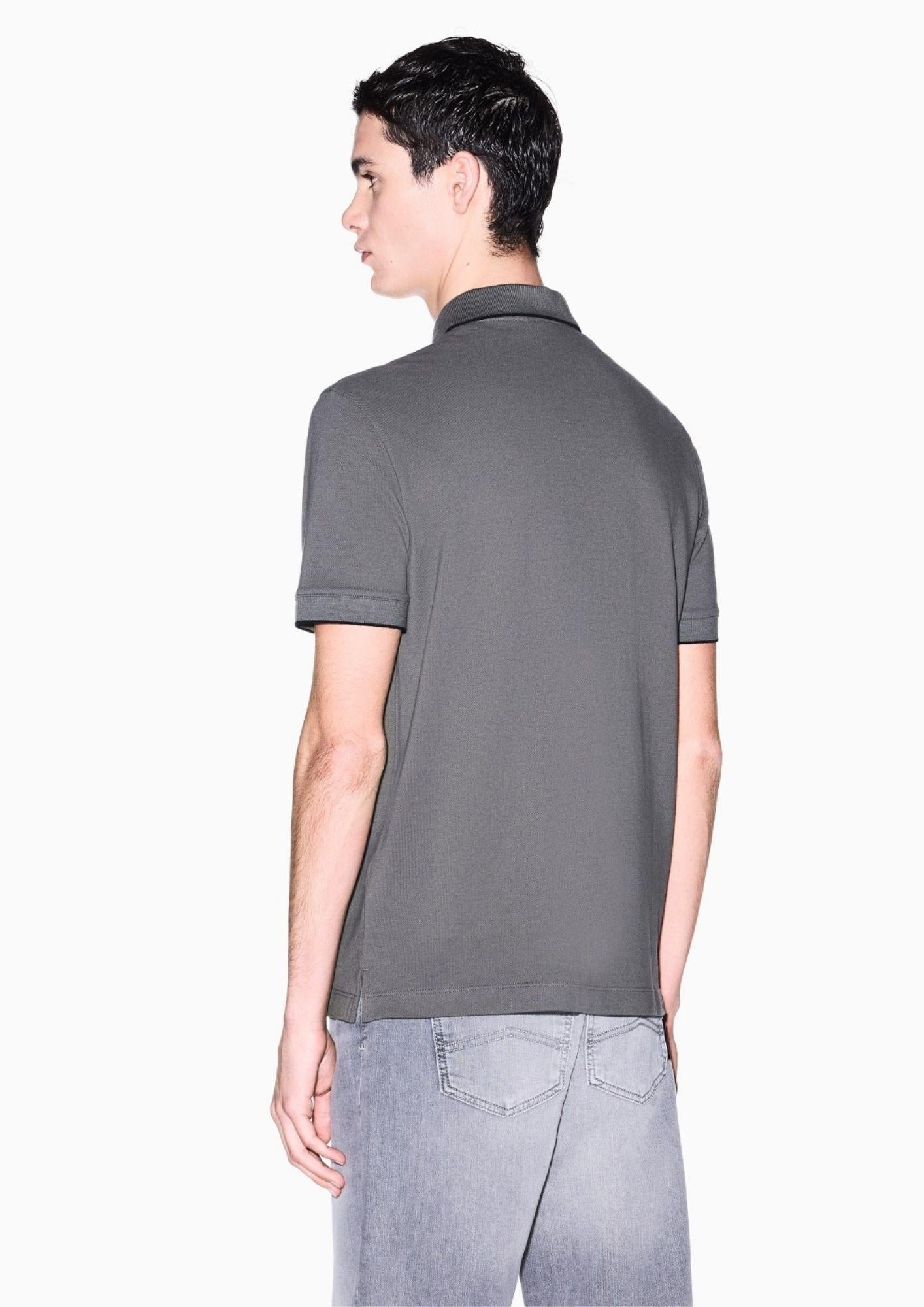 Armani Exchange Polo Uomo Grigia XM001285 AF10366 M8317 ARMANI EXCHANGE 