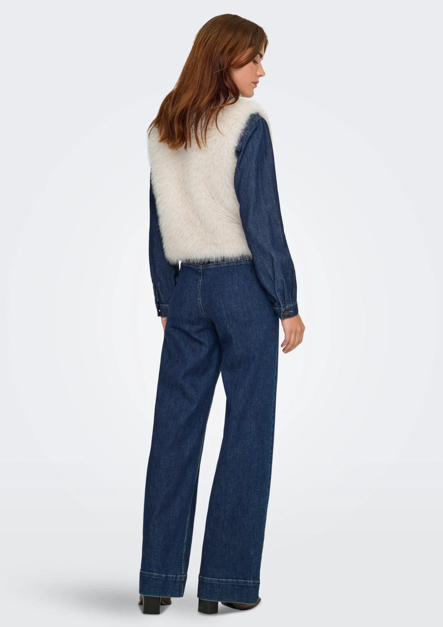 Jacqueline De Jong Gilet Donna Ora Beige 15359348 Birch JACQUELINE DE YONG 