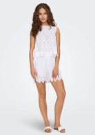 Only Top Donna Tulum Bianco 15343156 Bright White ONLY 