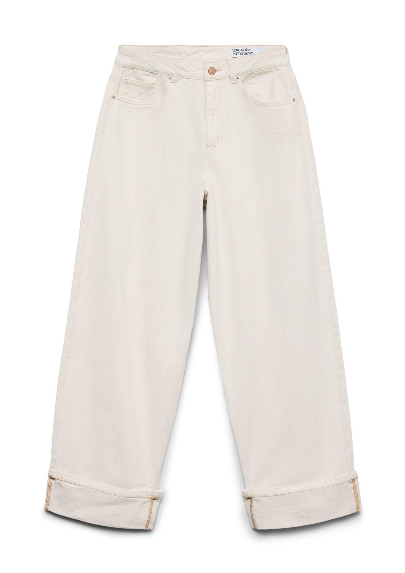 Vero Moda Jeans Donna Zelda Ecrù 10339347 Ecru VERO MODA 