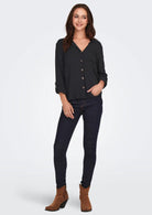 Jacqueline De Yong Camicia Donna Laurel Nera 15329311 Black JACQUELINE DE YONG 