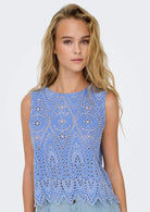 Only Top Donna Tulum Blu 15343156 Blue Bonnet ONLY 