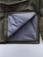 Napapijri Giacca Anorak Rainforest Winter Uomo Verde Tea Leaf NP0A4GMC G0A NAPAPIJRI 