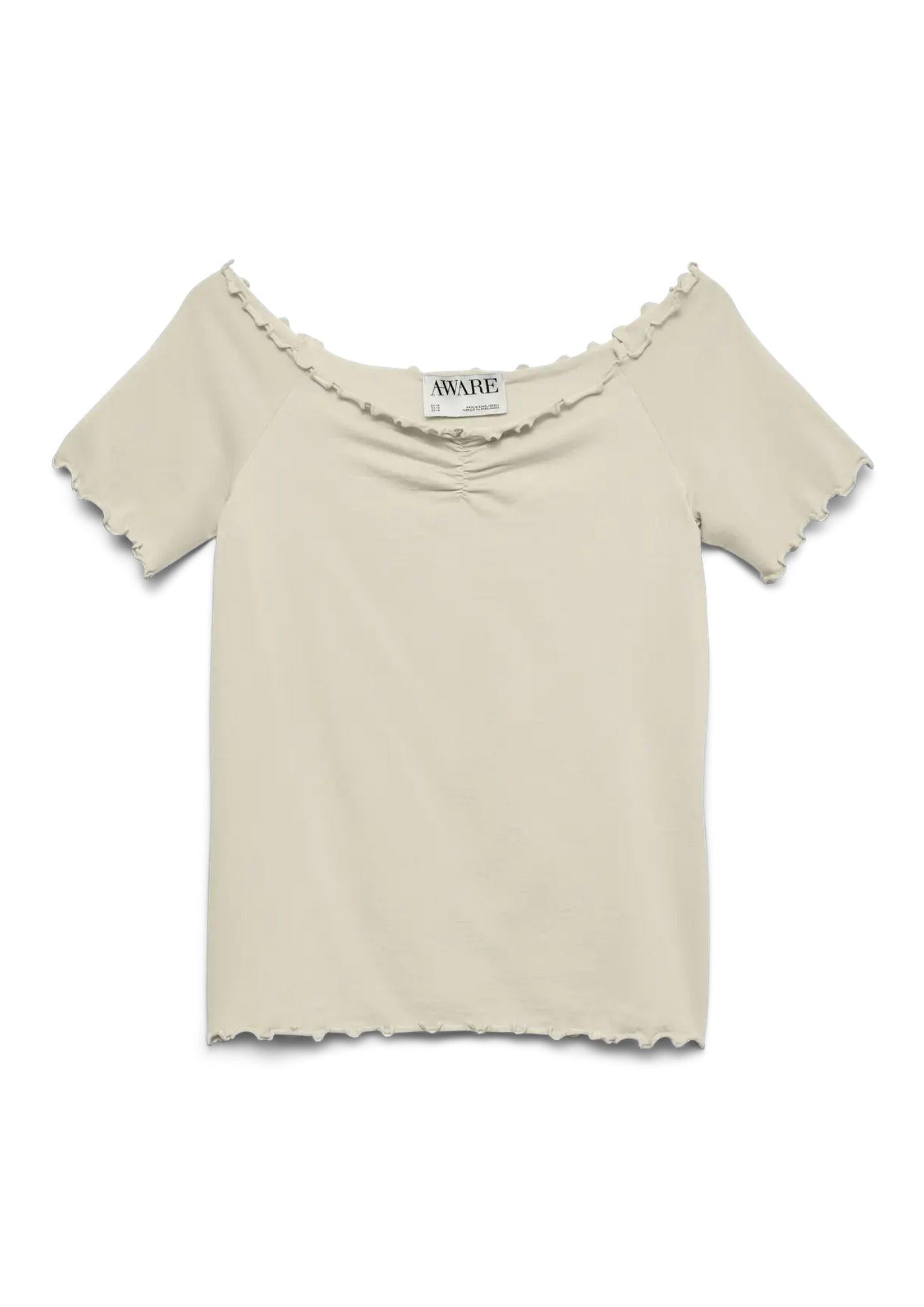 Aware Top Donna Amyra Bianco Osso 10342729 Bone White AWARE 