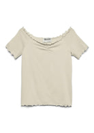 Aware Top Donna Amyra Bianco Osso 10342729 Bone White AWARE 