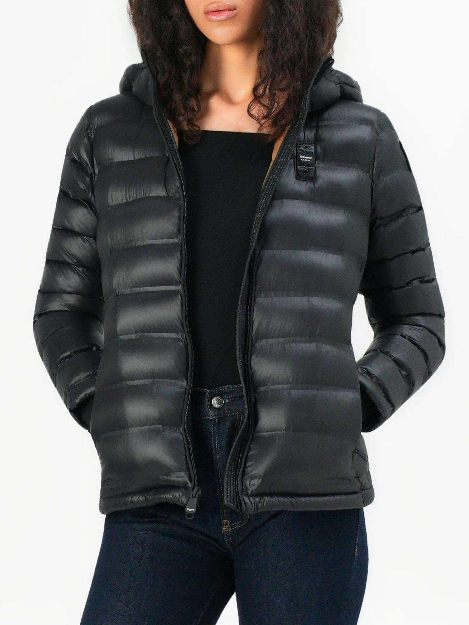 Blauer Giacca Invernale Donna Ellis Nero Interno Tabacco BLDC02177 7284 999 BLAUER 
