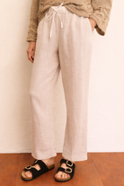 Emme Marella Pantalone Donna Emmsauna Ecru 2615131232200 004 EMME MARELLA 