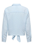 Only Camicia Donna Lecey Azzurra Righe Bianche 15195910 Cerulean ONLY 