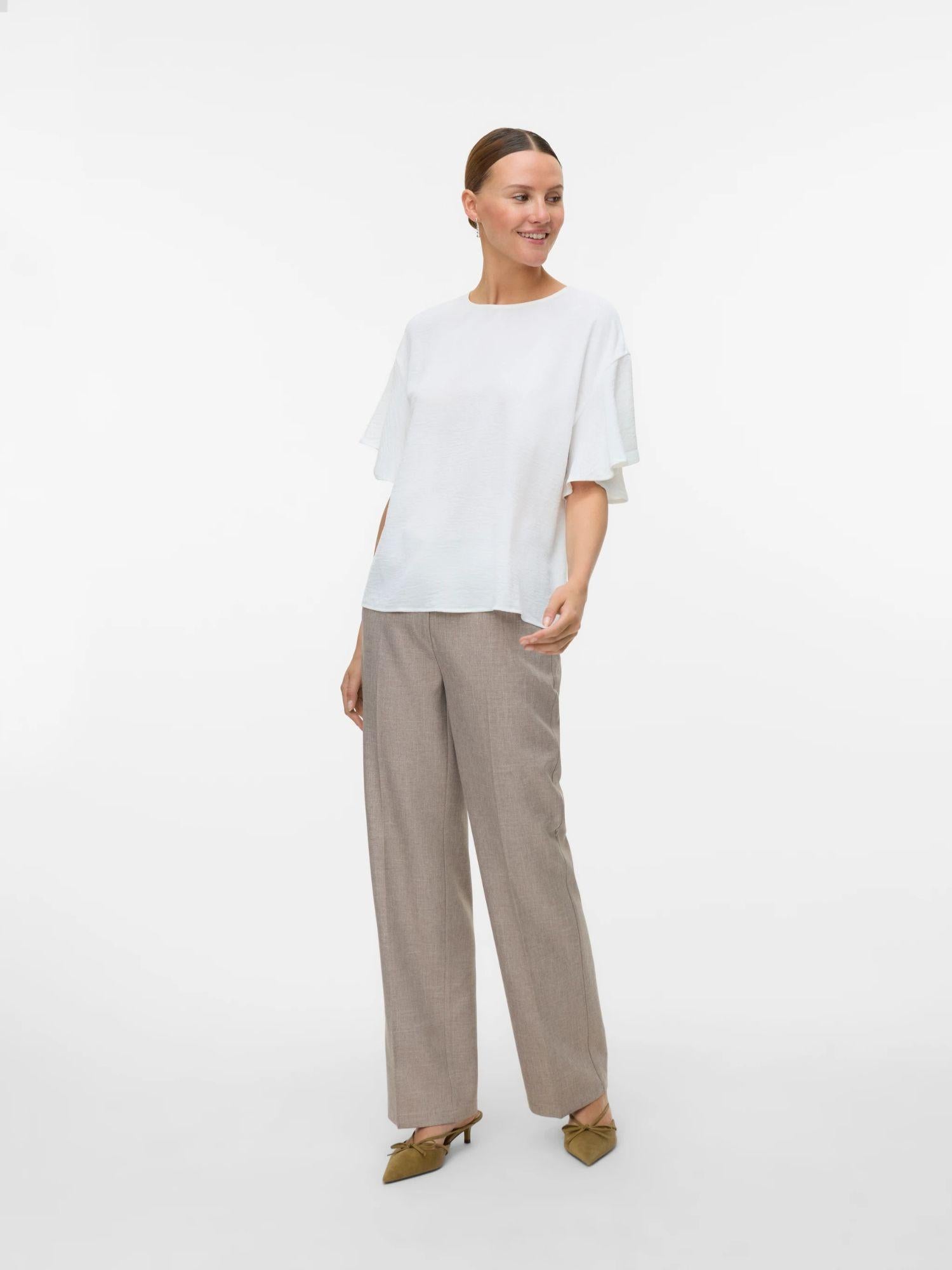 Vero Moda Top Donna Alva Cloud Dancer 10329456 Cloud Dancer VERO MODA 