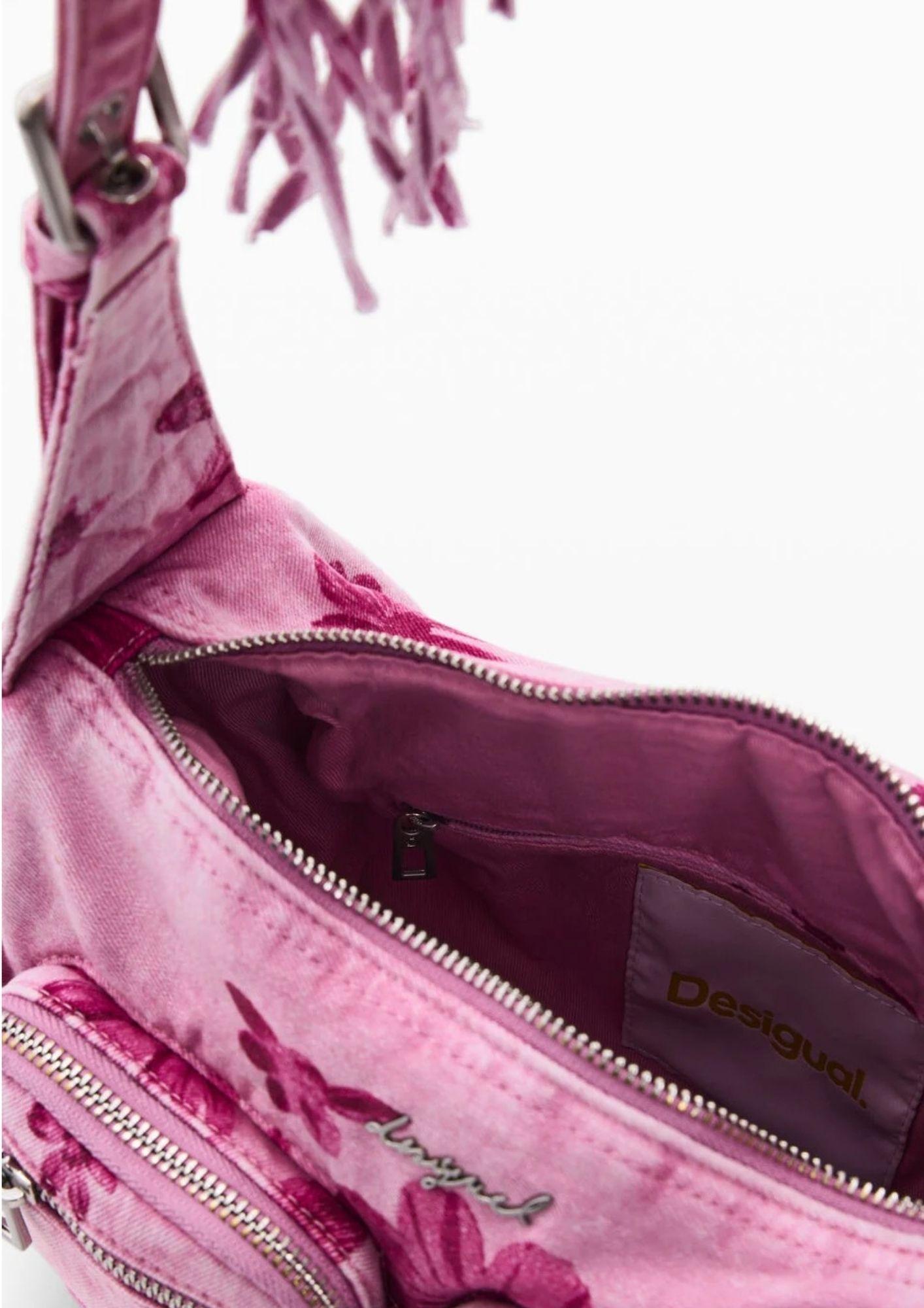 Desigual Borsa Donna Bag Margaritas Habana Rosa Denim 26SAXD30 3067 DESIGUAL 