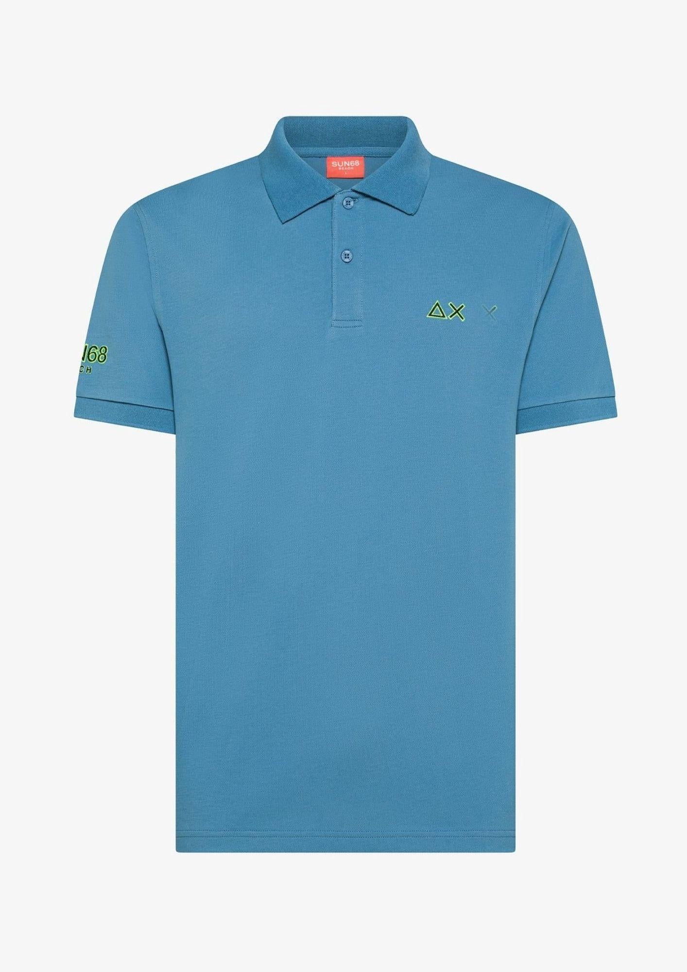 Sun68 Polo Uomo Blu Avio A36150 56 SUN68 