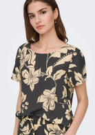 Jacqueline De Yong Top Donna Troya Nero Phantom 15347687 Phantom JACQUELINE DE YONG 