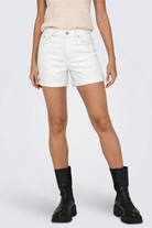 Only Shorts Donna Vega White Denim 15230571 White Denim ONLY 