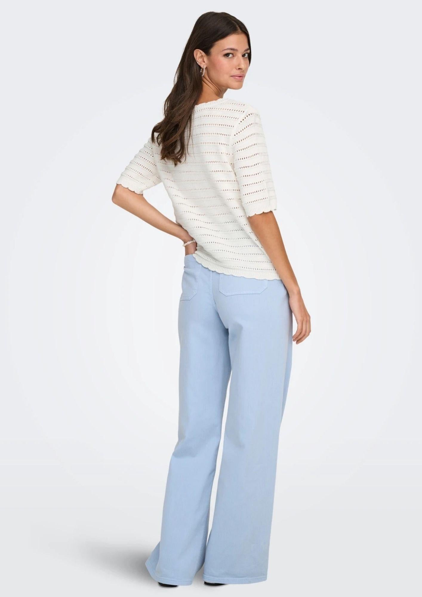 Jacqueline De Yong Cardigan Donna Tanja Bianco 15366211 Cloud Dancer JACQUELINE DE YONG 