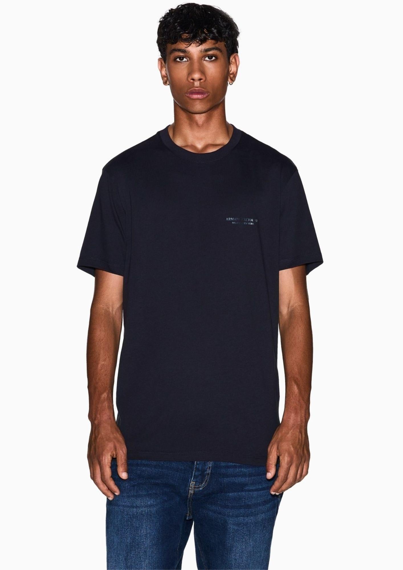 Armani Exchange T-Shirt Uomo Blu Navy XM001281 AF10361 UB101 ARMANI EXCHANGE 