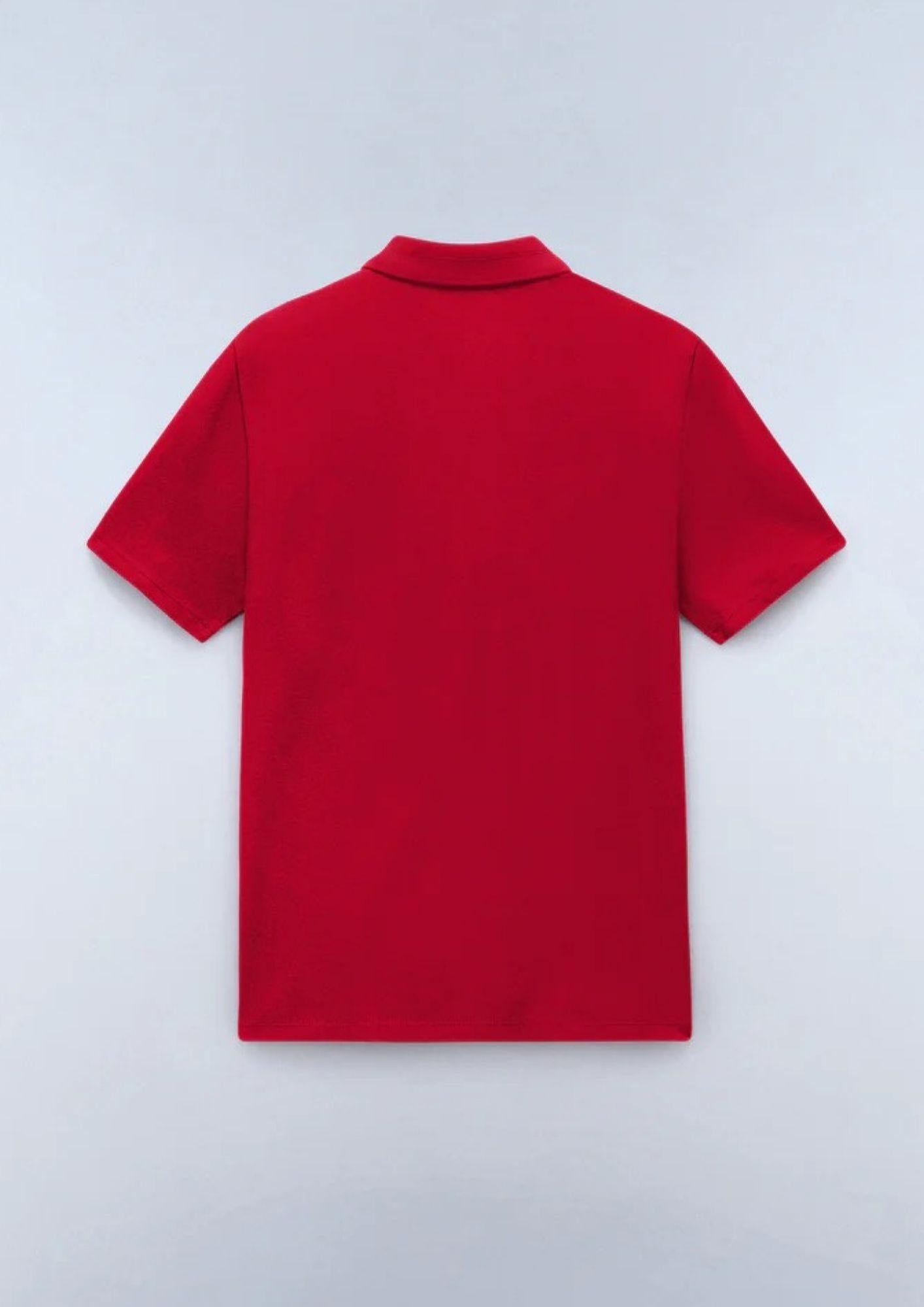 Napapijri Polo Uomo Ealis Rossa NP0A4H8B RAQ NAPAPIJRI 