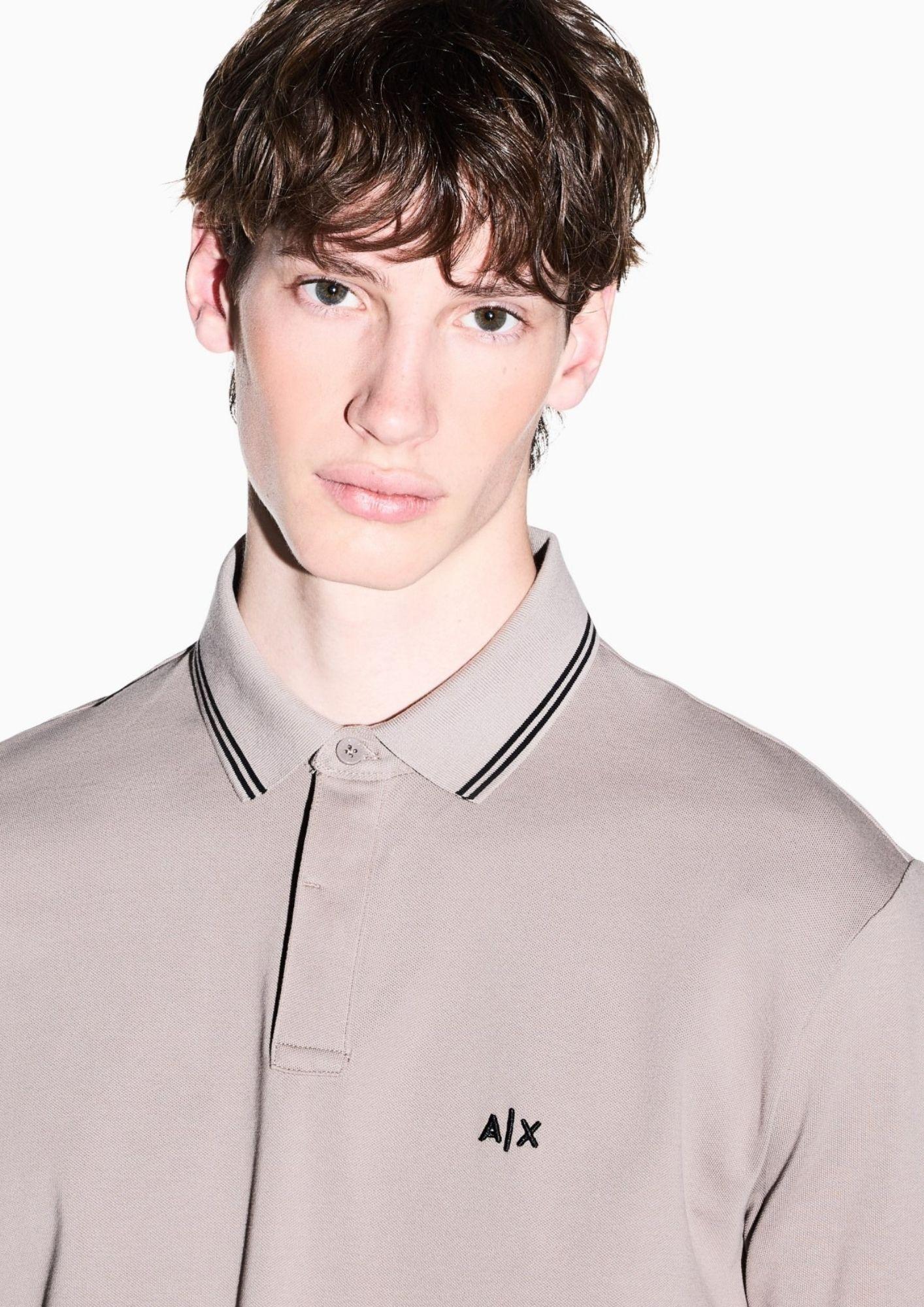 Armani Exchange Polo Uomo Beige XM001287 AF17321 U6107 ARMANI EXCHANGE 