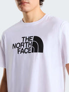 The North Face T-Shirt Uomo Bianca Evolution Half Dome Regular NF0A8B6J LA9 THE NORTH FACE 