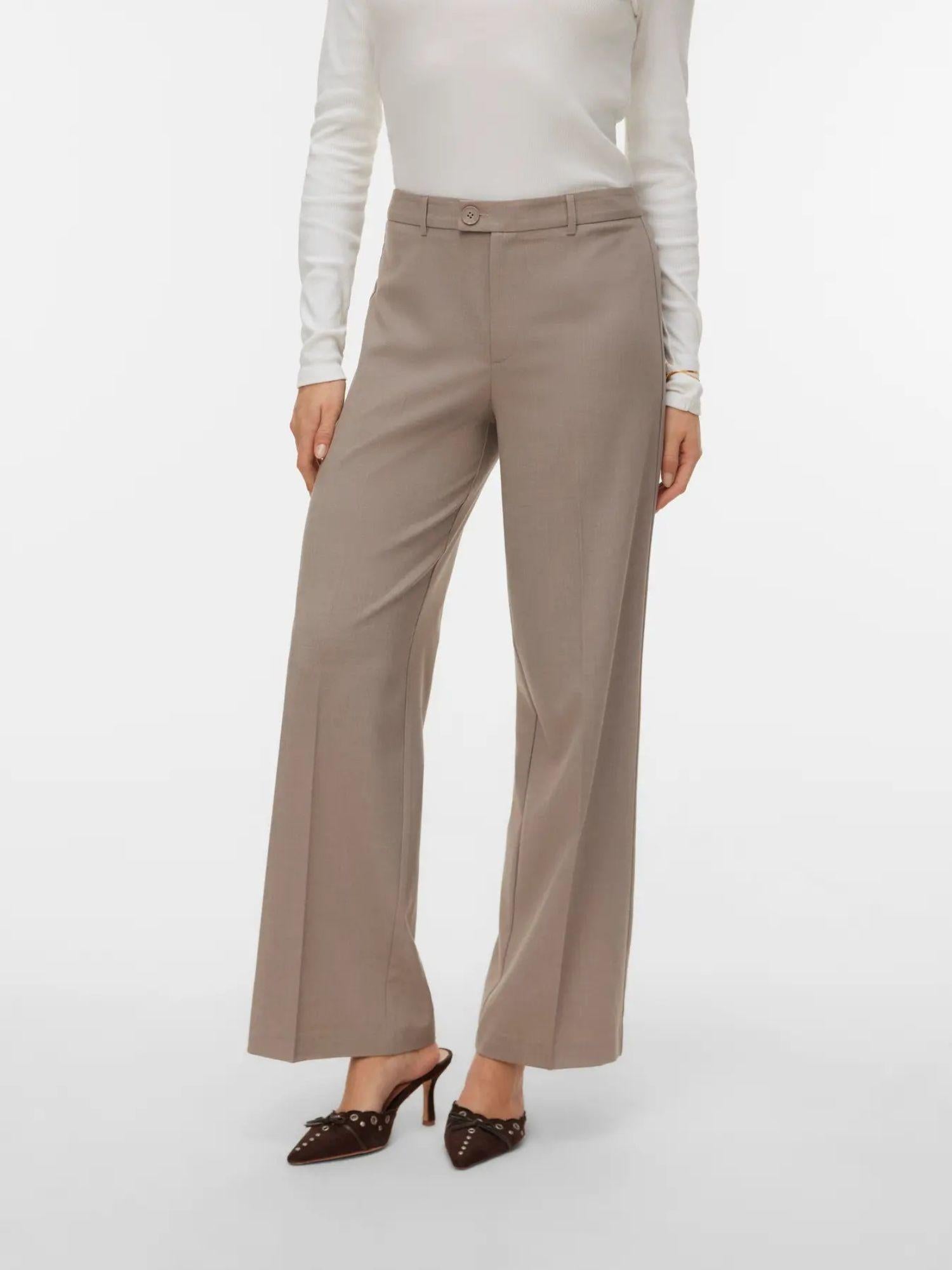 Vero Moda Pantaloni Donna Moon Rock Melange VMTexas 10334103 Moon Rock MELANGE VERO MODA 