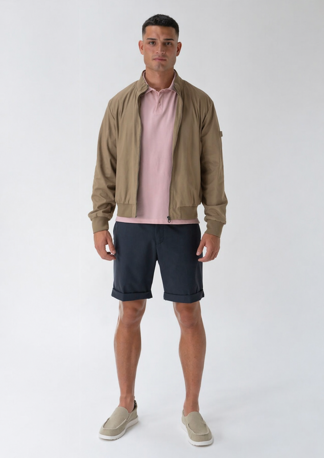 Rihunik Giubbino Uomo Beige Pecan RIMA321J F0224 134 RIHUNIK 