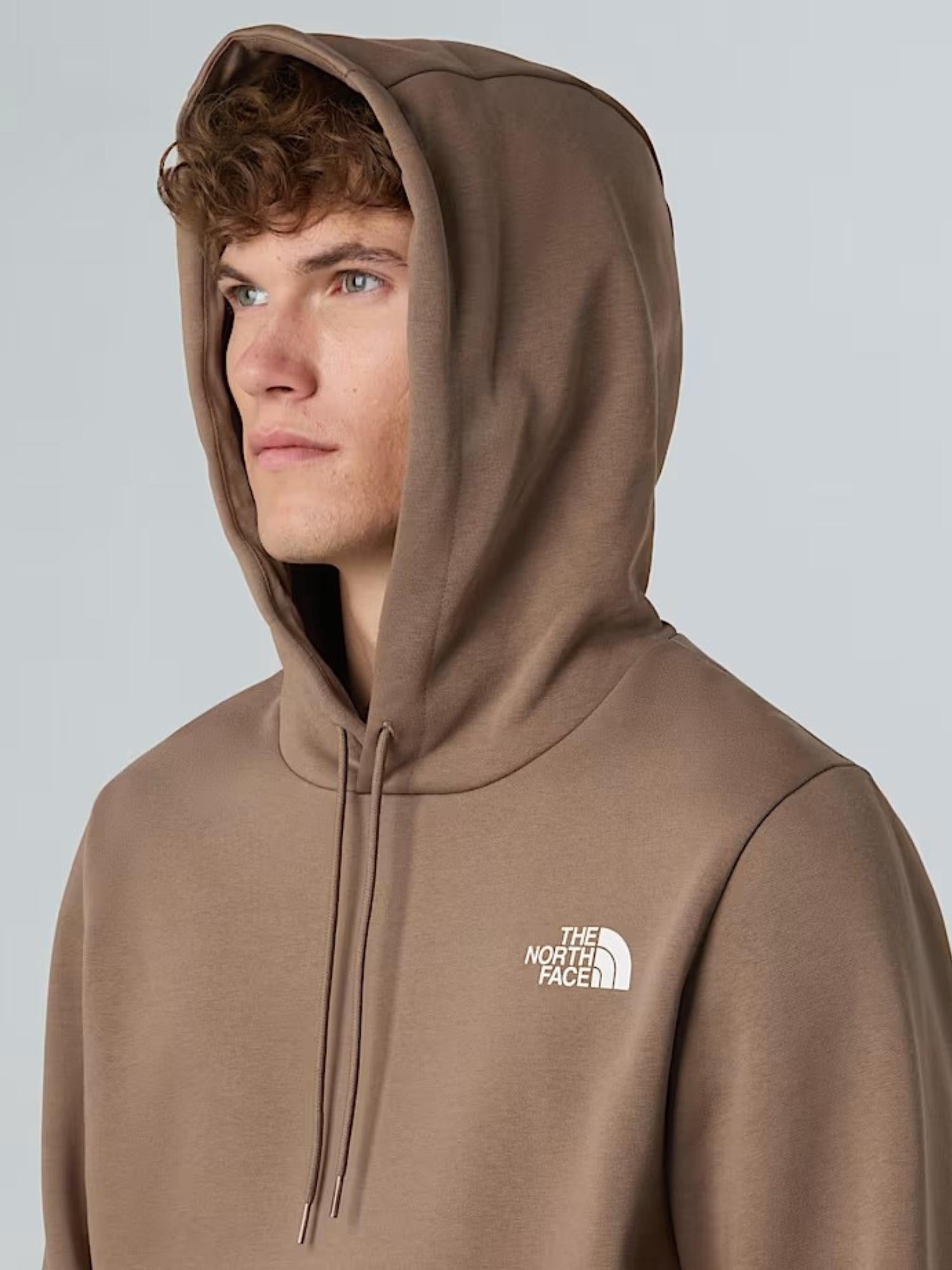 The North Face Felpa con cappuccio Simple Dome Uomo Mocha Brown NF0A89FC BOW THE NORTH FACE 
