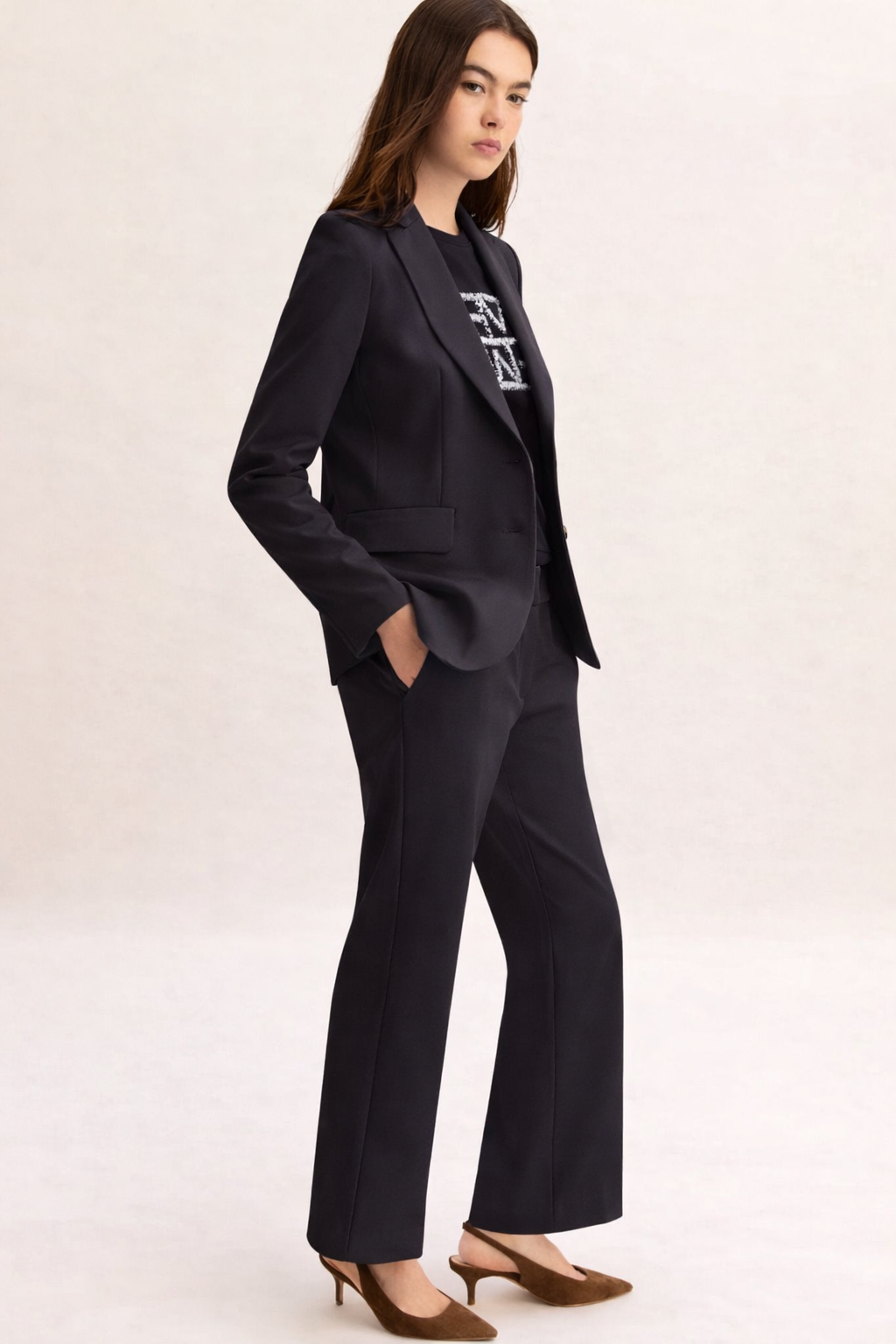 Emme Marella Pantalone Donna Emmfarnese2 Blu 2615131341200 005 EMME MARELLA 