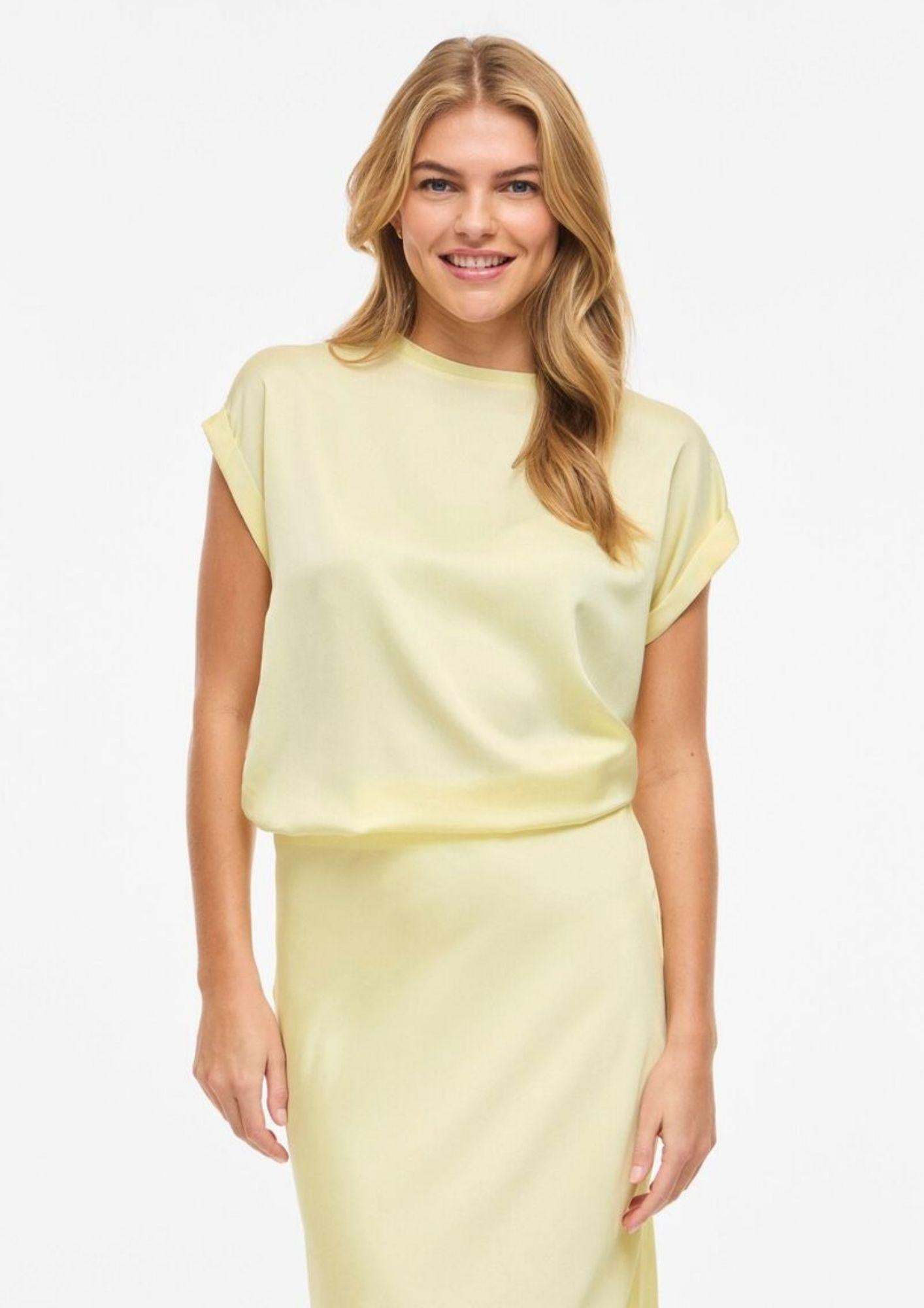 Vila Top Donna Viellette Giallo Pastello 14059563 Pastel Yellow VILA 