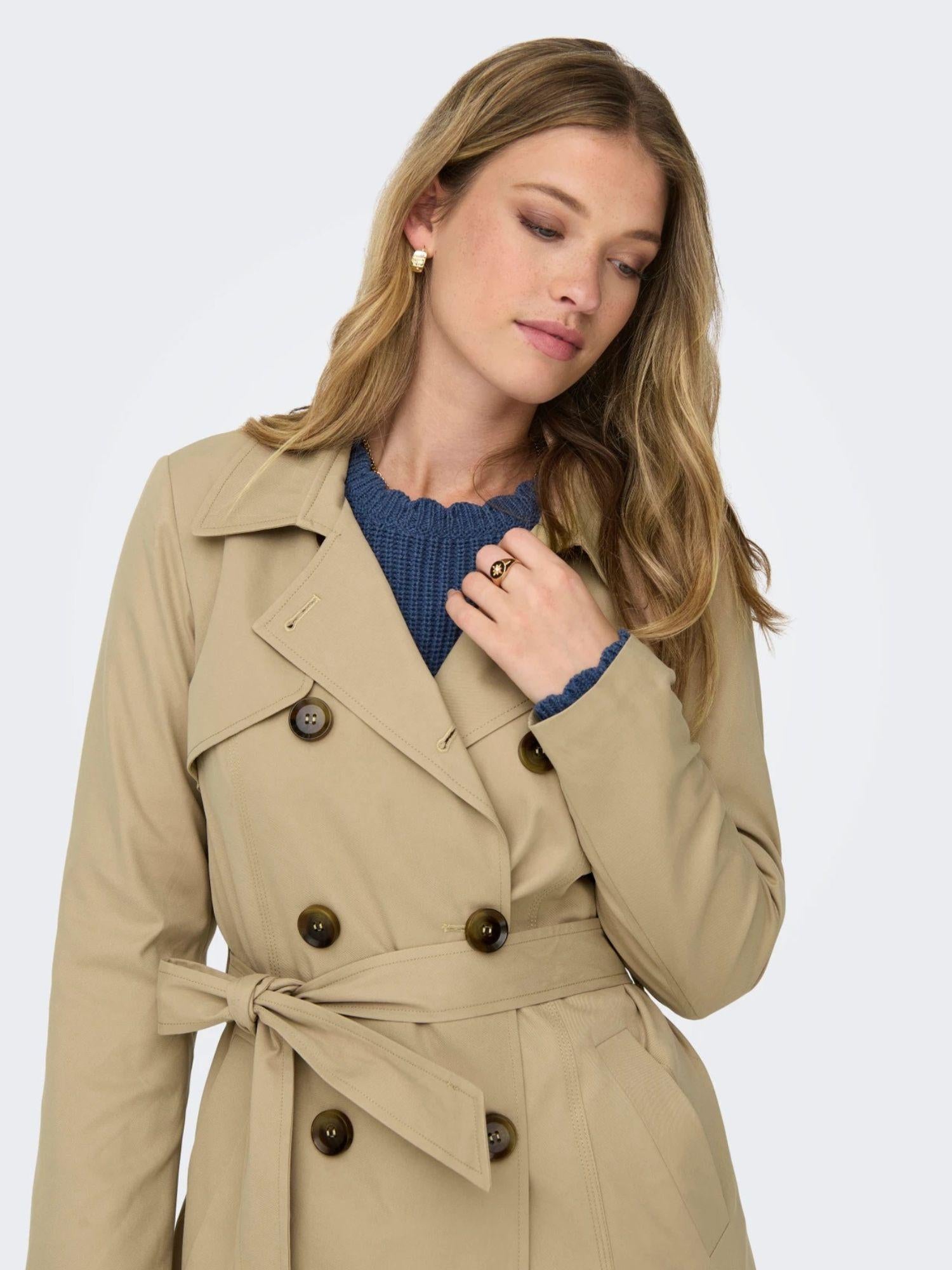 Only Trench Donna Ginger Root Onlvalerie 15191821 Ginger Root ONLY 