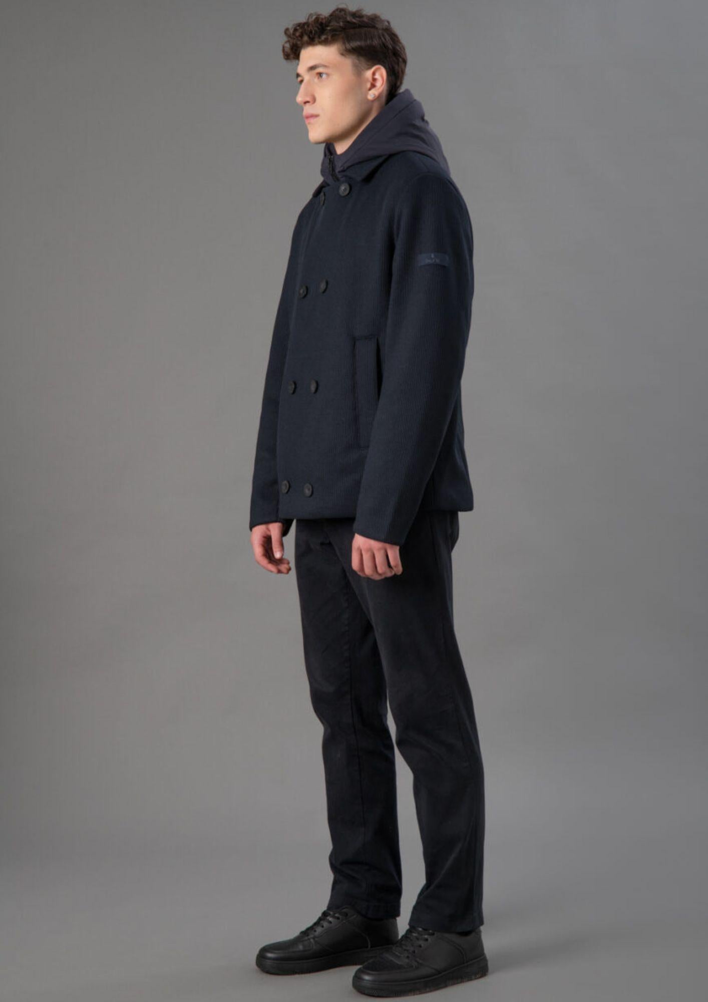 Rihunik Giacca Invernale Uomo Quincey25 Blu Navy RIMA265J F0056 888 RIHUNIK 