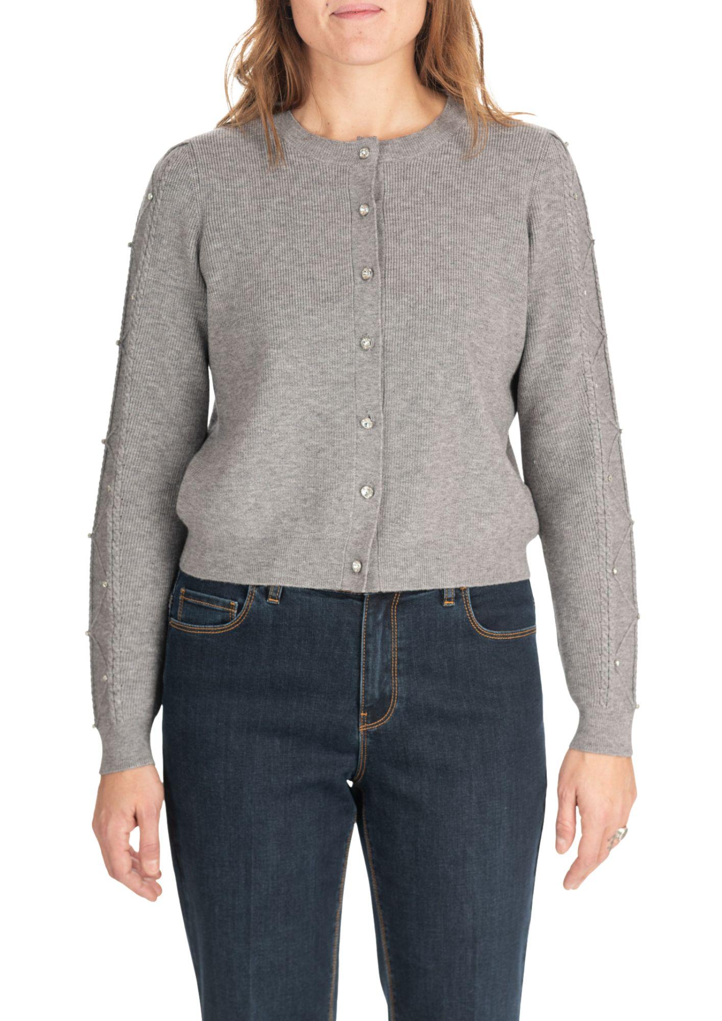 Diana Gallesi Cardigan Donna Grigio M267J005000N 13 DIANA GALLESI 