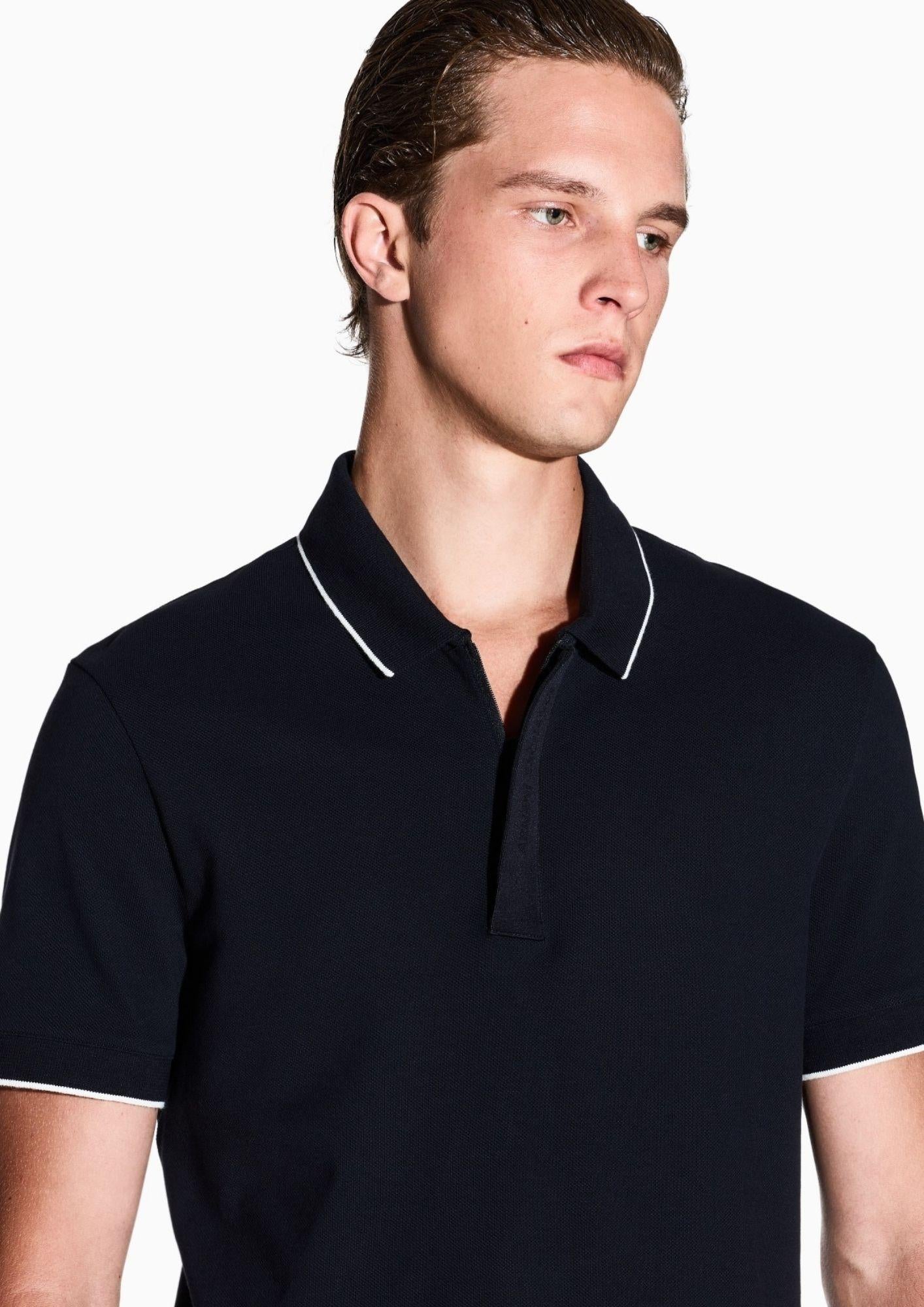 Armani Exchange Polo Uomo Blu Navy XM001285 AF10366 UB101 ARMANI EXCHANGE 