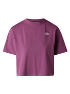 The North Face T-Shirt Donna Chroma Purple Evolution Simple Dome Cropped Relaxed NF0A8FDH G4Y THE NORTH FACE 